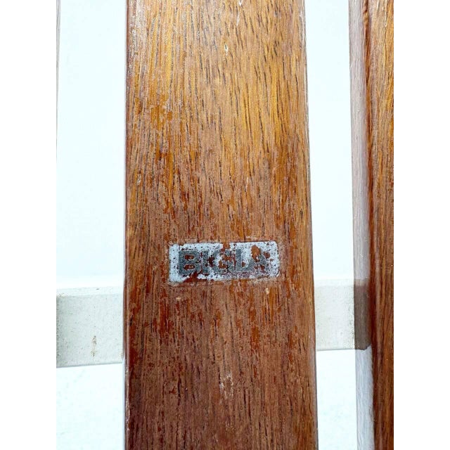 White Vintage Bigla Garden Chairs from Bigla, 1940s, Set of 2 For Sale - Image 8 of 9