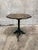 French Country Antique Side Table Octagonal Top Snake Leg Tripod Primitive Green Paint Accent For Sale - Image 3 of 8