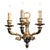 Palace 3 Lights Wall Sconce in Gold Plate by Aggiolight For Sale - Image 11 of 11
