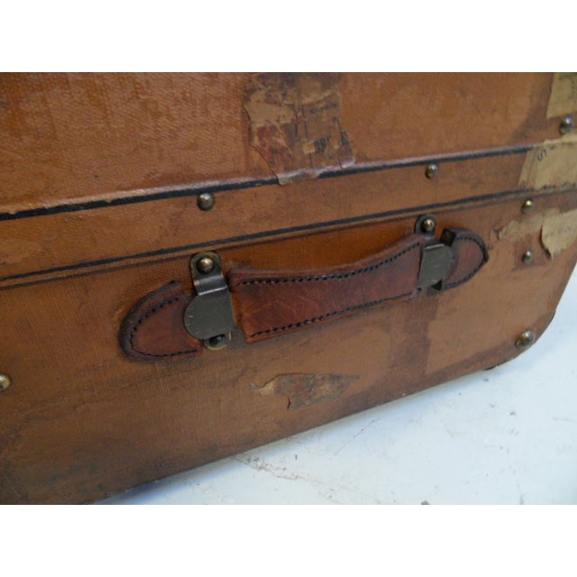Vintage Wooden Suitcase, 1950s For Sale - Image 12 of 13