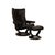 Wing Lounge Chair with Stool in Leather from Stressless, Set of 2 For Sale - Image 11 of 11