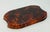 Mid-Century Modern Oval Serving Tray in Tortoiseshell Effect Acrylic Glass, Italy, 1970s For Sale - Image 6 of 15