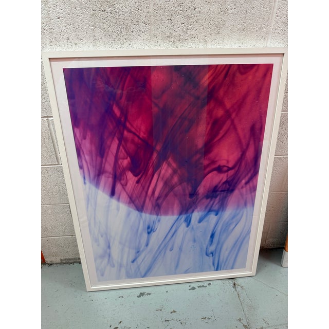 Abstract Natural Curiousities - Ink in Water (Pair) For Sale - Image 3 of 3