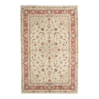 Vintage Hand-Knotted Persian Tabriz Rug 6'6" X 9'10" For Sale