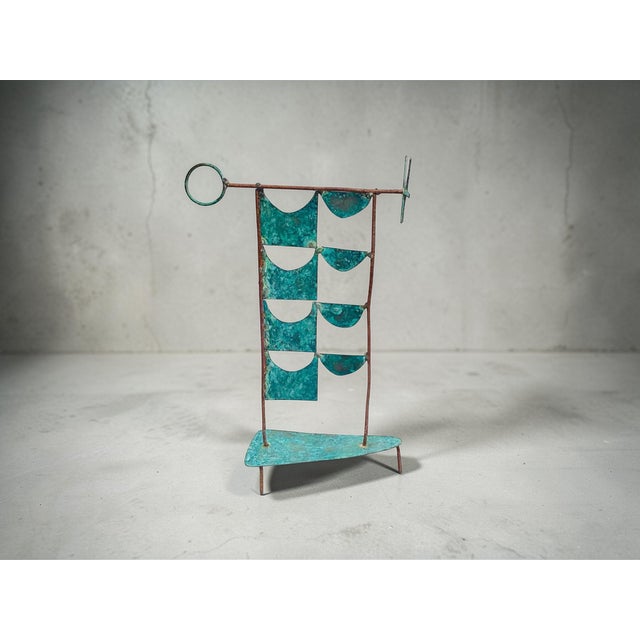 William Black, Abstract Sculpture, Late 1960s, Patinated Copper Alloy For Sale - Image 15 of 16
