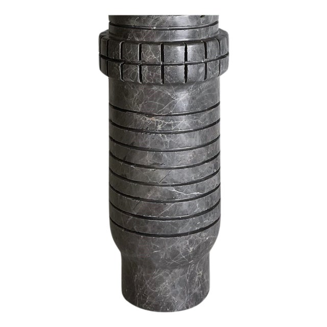 Grey Marble Array Vase by Nina Magon For Sale