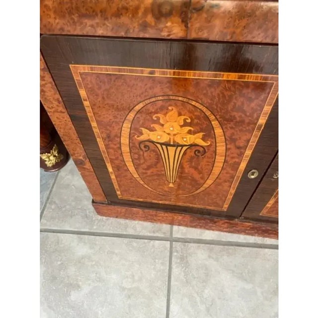 Wood Late 19th Century Louis Phillipe Style Antique French Dry Bar For Sale - Image 7 of 8