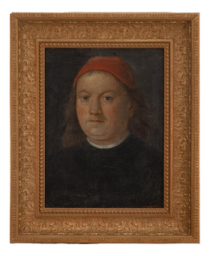 After Perugino, Historicist School Portrait, 18th Century, Oil on Canvas