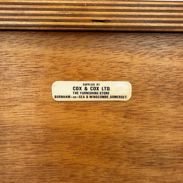 Metamorphic Walnut Cocktail Cabinet from Cox & Cox Ltd., 1950s For Sale - Image 16 of 17