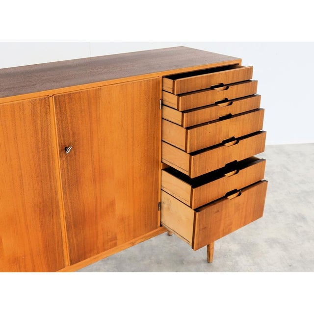 Brown Vintage Highboard from Juryvald, 1954 For Sale - Image 8 of 12