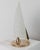 Gold Vintage Murano Glass Table Lamp with Leaf Shaped Glass with Gold Metal Base, Italy, 1980s For Sale - Image 8 of 11