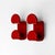 Coat Hooks in Glossy Red by Ambrogio Rossari for Gedy, Italy, 1970s, Set of 2 For Sale - Image 9 of 11