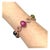 Bochic "Capri" Ruby & Multi Color Sapphire Bracelet Set In 18K Gold & Silver For Sale - Image 15 of 18