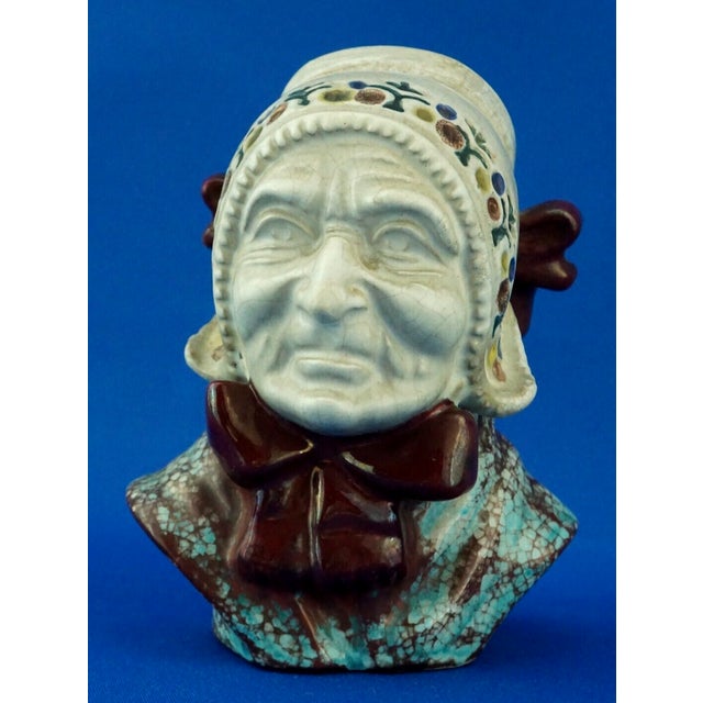 20th Century Ceramic Bust of Fisherman's Wife from Michael Andersen & Son, Denmark For Sale - Image 10 of 18