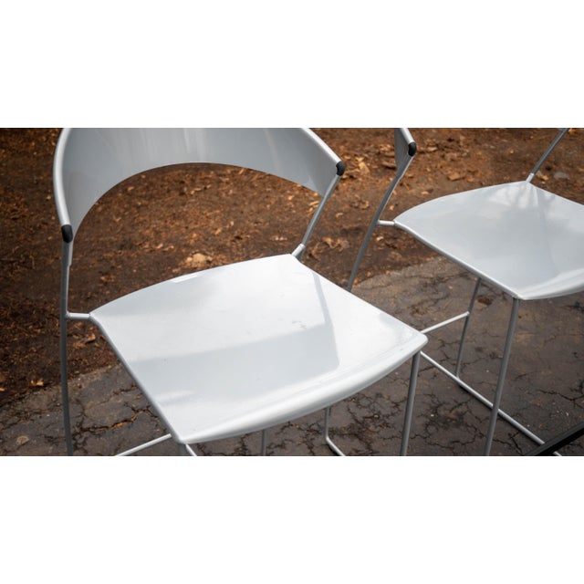 Baleri Italia 'Juliette Barstools' by Juliette Hannes Wettstein - A Pair For Sale - Image 11 of 15