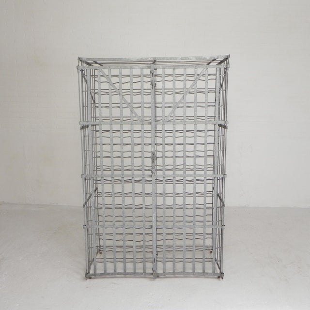 Steel Fer Rigid Wine Rack for 300 Bottles, 1950s For Sale - Image 4 of 18