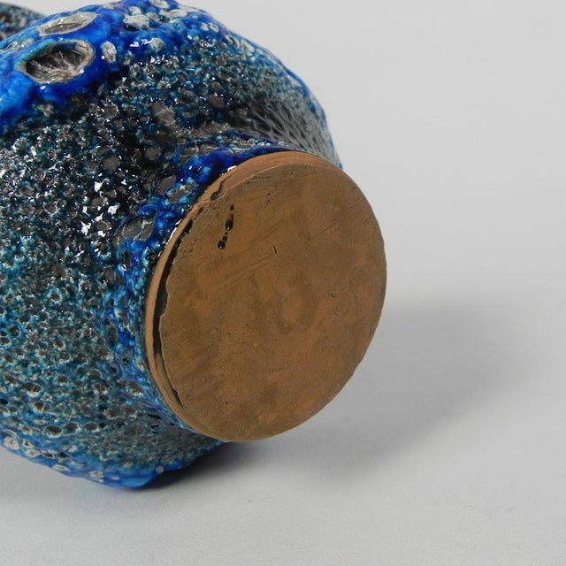 Vintage Fat Lava Vase, 1950s For Sale - Image 9 of 15