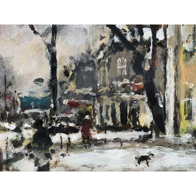 Magdalena Spasowicz, City Landscape, Oil on Board, 1999 For Sale - Image 3 of 6