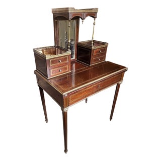 1800s Louis XVI Style “Bonheur Du Jour” Writing Desk. For Sale