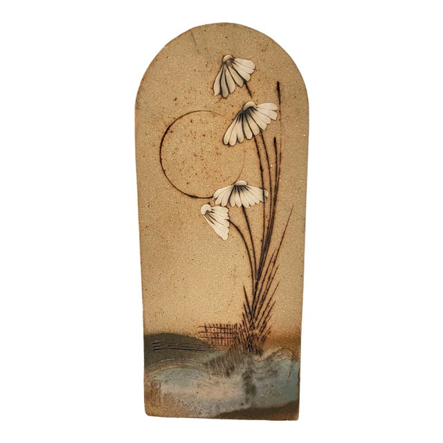 Paul Gooderham Ceramic Wall Plaque, England For Sale