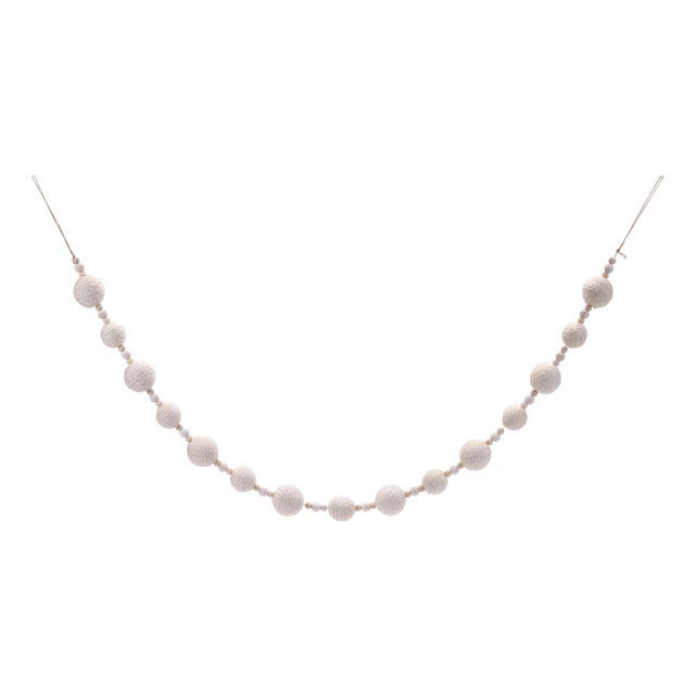 Fabric Ball String Garland (Set of 2) For Sale