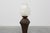 Art Nouveau Floor Lamp in Hammered Copper with Frosted Glass Hood, 1890s For Sale - Image 4 of 15
