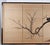 Mid-20th Century Byobu Japanese Hand Painted Silk "Ancient Tree in Winter" 4-Panel Folding Screen Very Good + Front & Good + Back For Sale - Image 4 of 11