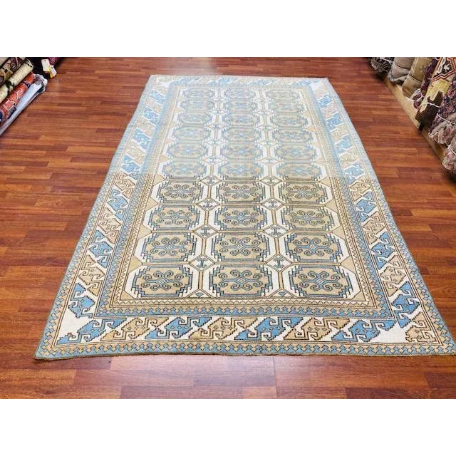 Vintage Turkish Kazak Rug For Sale - Image 9 of 9