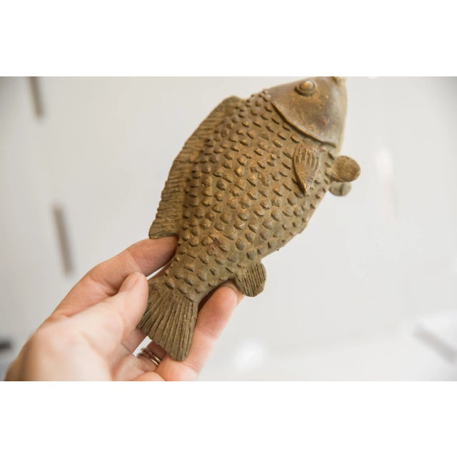 Vintage African Fish Sculpture For Sale - Image 4 of 7