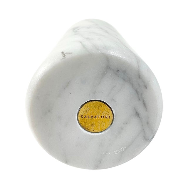 Early 21st Century Morandi Marble Bottles by Elisa Ossino for Salvatori Collection of Three For Sale - Image 5 of 5