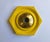 Wood Mid-Century Yellow Ceiling Lamp, Italy, 1970s For Sale - Image 7 of 15