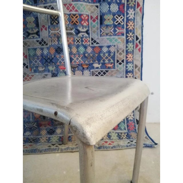 Gio Ponti Chair in Aluminum in the Style of Gio Ponti for Montecatini, 1950s For Sale - Image 4 of 11