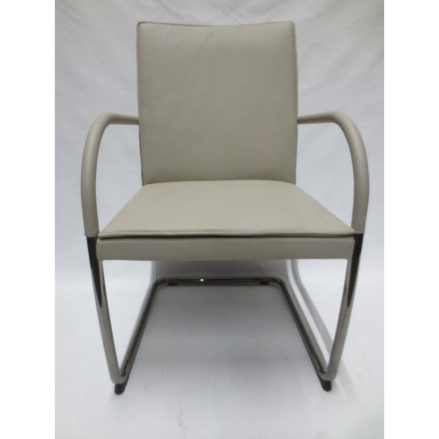 Walter Knoll Walter Knoll George Cantilever Chair (New) For Sale - Image 4 of 8