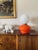 1970s Space Age Red Murano Glass Table Lamp attributed to AV Mazzega, 1970s For Sale - Image 5 of 16