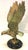 Brass Vintage Cast Brass Eagle With Spanned Wings in Flight – Round Marble Base For Sale - Image 8 of 16