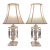 Pair of Vintage Crystal Prism Table Lamps – Fully Rewired For Sale