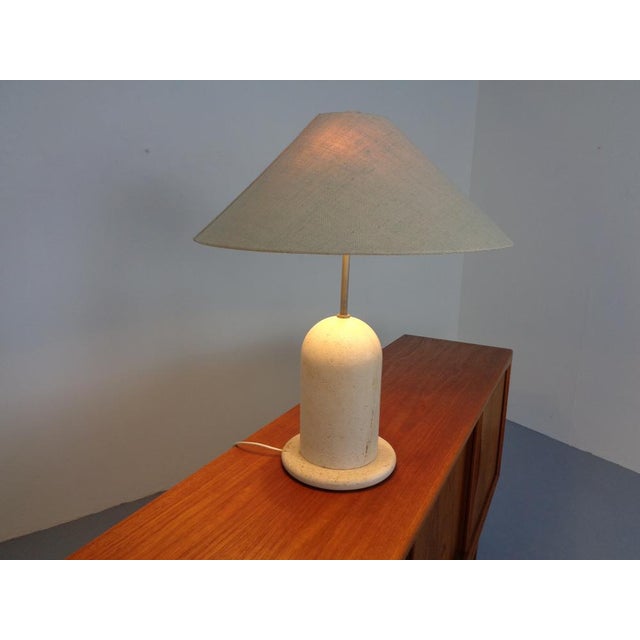 Stone Italian Travertine Lamp, 1970s For Sale - Image 7 of 17