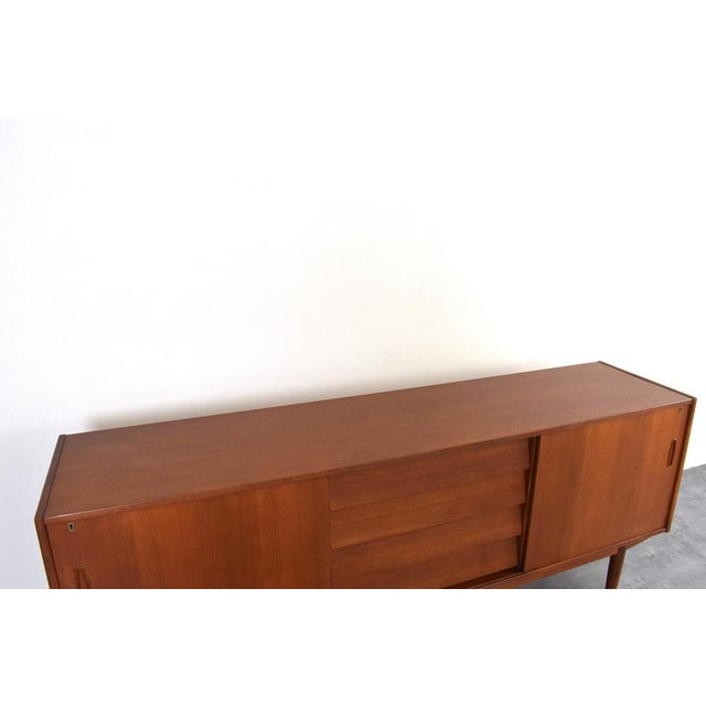 Mid-Century Modern Scandinavian Sideboard in Teak by Nils Jonsson for P.S. Heggen, 1960s. For Sale - Image 15 of 18