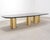 2000 - 2009 India Mahdavi Alber Sectional Walnut Brass Dining Table 11 Ft For Sale - Image 5 of 18