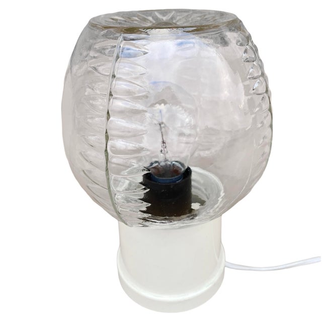 Modernist Bedside Lamp, Massive Belgium, 1970s. For Sale - Image 10 of 12