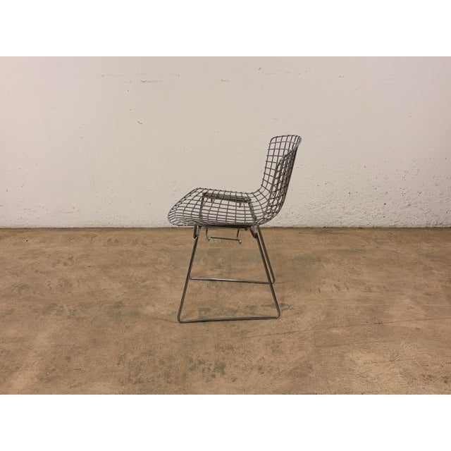 Bertoia Side Chair in Chrome by Harry Bertoia for Knoll International, 1980s, in Good conditions. Designed 1950 to 1959 I...