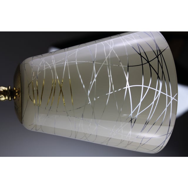 Austrian Glass Pendant Light, 1950 For Sale - Image 4 of 9