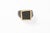 Byzantine Bronze Ring W 21k Square Accent, Size 8 For Sale - Image 9 of 12