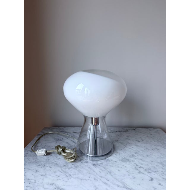 Metal Mid 20th Century Kovacs Modern Mushroom Table Lamp For Sale - Image 7 of 8