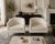 Mitchell Gold + Bob Williams Curved Barrel Lounge Chairs With Chrome Frame Set of 2 For Sale - Image 10 of 12