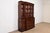 Baker Furniture Style Georgian Mahogany Bubble Glass Breakfront Bookcase Cabinet With Drop Front Secretary Desk, Circa 1940s For Sale - Image 14 of 14