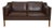 2212 2-Seater Sofa in Brown Leather by Børge Mogensen, 2002 For Sale