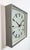 1980s Industrial Grey Square Wall Clock from Pragotron, 1980s For Sale - Image 5 of 17