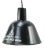 Vintage Industrial Black Enamel Factory Pendant Lights For Sale