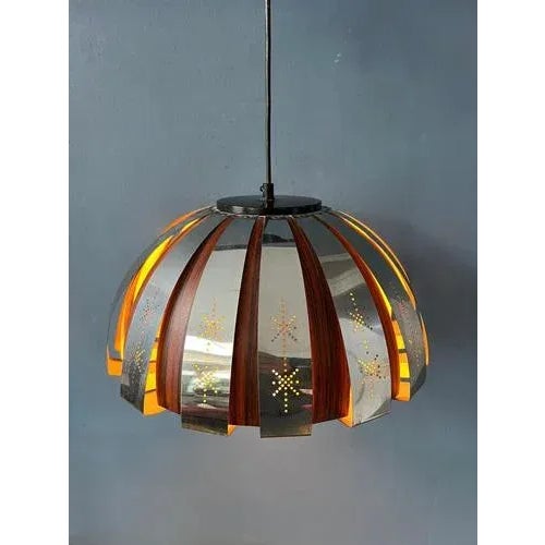 Mid-Century Pendant Lamp by Werner Schou for Coronell Elektro Denmark For Sale - Image 3 of 11